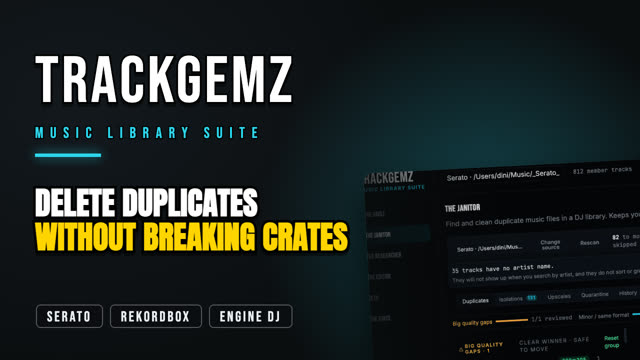 Thumbnail: Deleting duplicates will break your Serato crates